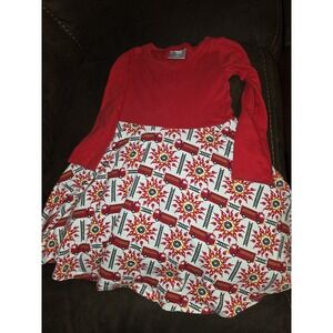 Princess awesome red firetruck fire fighters dress size 5